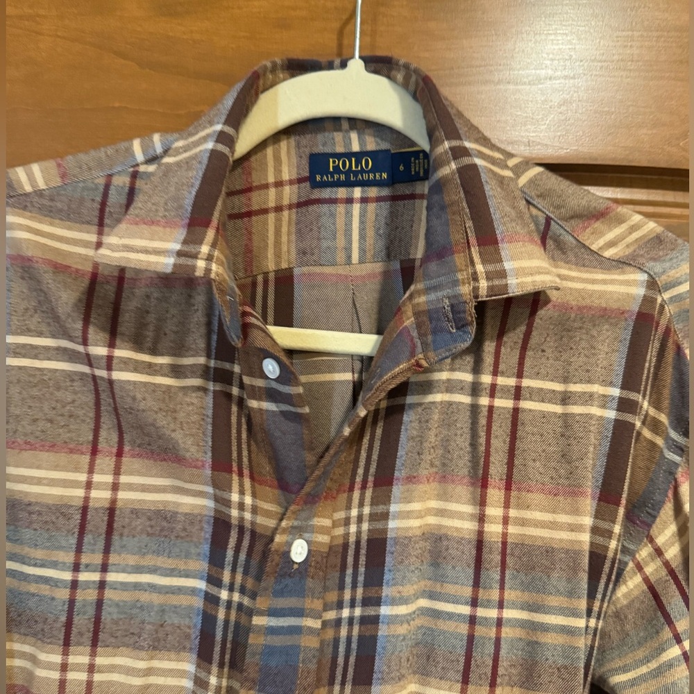 Ralph Lauren perfect condition flannel- size 6
